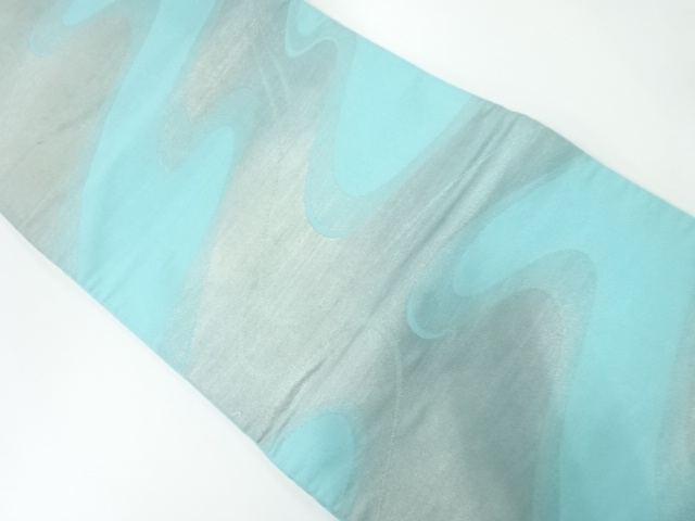 JAPANESE KIMONO / ANTIQUE FUKURO OBI / SILK / WOVEN STREAM